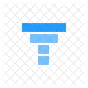 Trichterdiagramm Business Intelligence Trichteranalyse Symbol