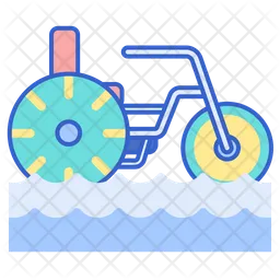 Triciclo de agua  Icono