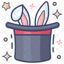 Magic Magician Hat Bunny Hat Icon