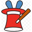 Trick Hat Festive Cap Magic Headwear Icon