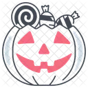 Trick Or Treat Halloween Scary Icon