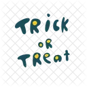 Trick Or Treat Halloween Scary Icon