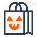 Trick Or Treat Bag Candy Spooky Icon