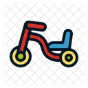 Tricycle Child Bike Toy Icon