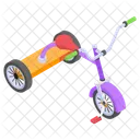 Tricycle Kids Bike Icon