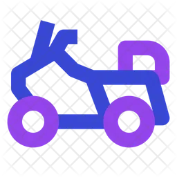 Tricycle motorcycle  Icon
