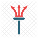 Trident Halloween Devil Icon