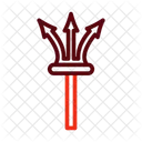 Trident Halloween Devil Icon