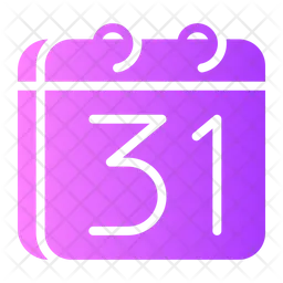 Trigésimo primer calendario  Icono