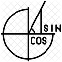 Trigonometrie Mathematik Mathe Symbol