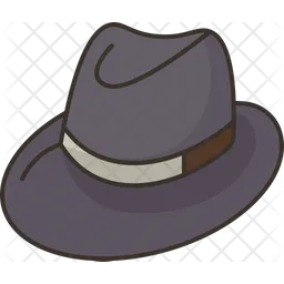 Trilby Hat  Icon