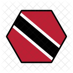 Trinidad Flag Icono