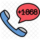 Trinidad And Tobago Dial Code  Icon