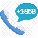 Trinidad And Tobago Dial Code  Icon