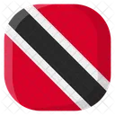 Trinidad Y Tabago Bandera Pais Icono