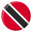 Trinidad Y Tabago Bandera Pais Icono