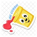 Trinken verschütten  Symbol