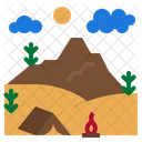 Trip Camping Vacation Icon