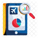 Trip Analytics Aviation Analytics Travel Forecast Icon