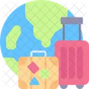 Trip Luggage Flight Icon