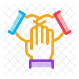 Free Handshake Icon - Download in Colored Outline Style