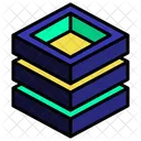 Triple hollow stack  Icon