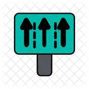 Triple Upward Arrows  Icon