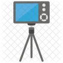 Tripod Camera Journalist Camera Recording Camera Icon