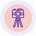 Tripod Camera Video Icon