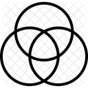 Venn Diagram Diagram Triquetra Icon