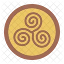 Triskele Spiral Celtic Icon