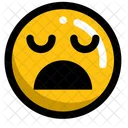 Triste Chateado Emoji Ícone