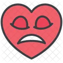 Corazon Emoji Cara Icono