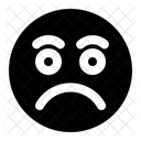 Triste Emoji Emoticon Icono