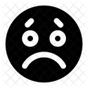 Triste Emoji Emoticon Icono