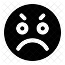 Triste Emoji Emoticon Icono