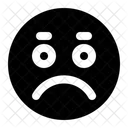 Triste Emoji Emoticon Icono