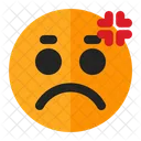 Triste Emoji Emoticon Icono