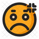 Triste Emoji Emoticon Icono