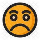 Triste Emoji Emoticon Icono