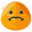 Triste Emoji Visage Icône