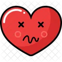 Establecer Icono De Corazon Emocion Emogi Icono