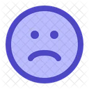 Triste Emojis Emoticon Ícone