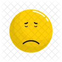 Triste Emoji Cara Icono