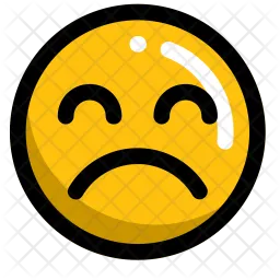 Triste Emoji Icône