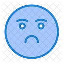 Emoji Triste Sentimento Triste Cara Triste Ícone