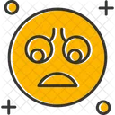 Triste Triste Emojiemoticon Rosto Bonito Expressao Feliz Emoji Emocao Humor Sorriso Rir Amor Triste Bravo Ícone