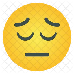 Emoticon triste  Ícone