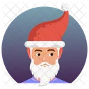 Papai Noel Natal Emoji Icon