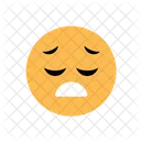 Triste Preocupado Emoji Emoticons Ícone